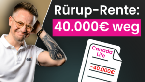 Rürup-Rente Verlust