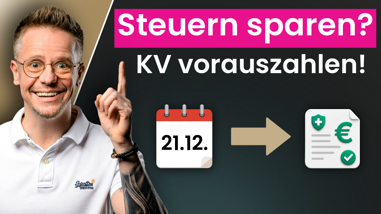 Steuern sparen KV vorauszahlen